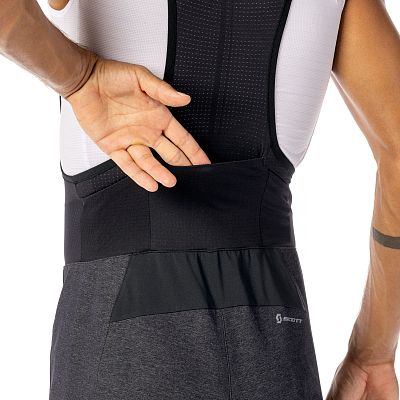 Превью  Велошорты SCOTT Gravel Hybrid +++ Black/Dark Grey